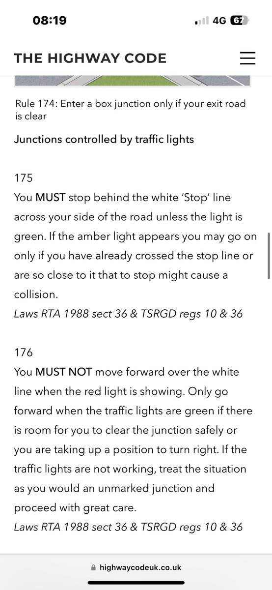LiamLF88's tweet photo. @theJeremyVine @metpoliceuk A little bit of light reading for you…. 

Look where you stop to where you should of stopped https://t.co/Cl7Z4DO8PL