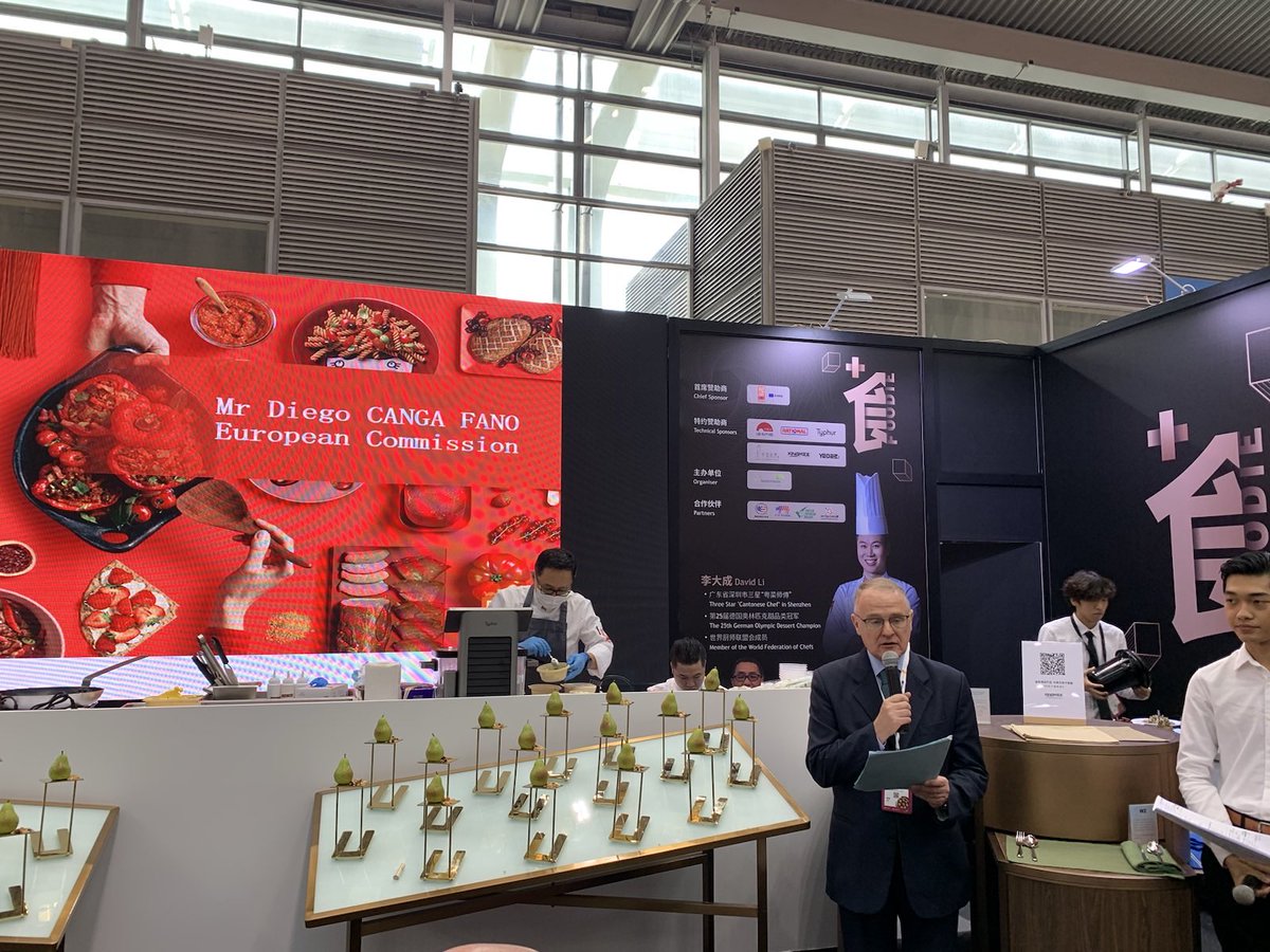 Postcards from the🇪🇺 EU pavilion at Anuga Select China fair in Shenzhen🇨🇳!

A unique opportunity to discover the cultural heritage and flavours of European gastronomy through

food tastings and cooking shows!🧑‍🍳

Discover more 👇
europa.eu/!DDpWgY
#EnjoyitsfromEurope
