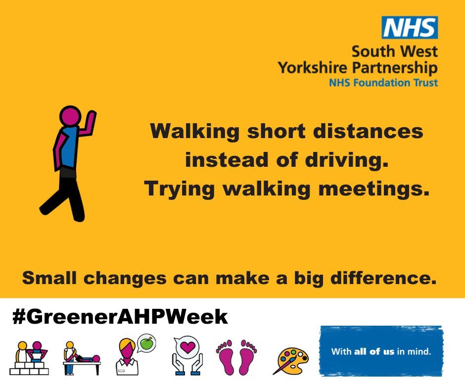 💚 Our AHP teams are looking at ways they can be more green in their day to day jobs. Here's just some of the fantastic ideas they have come up with! 💚 #GreenerAHPWeek