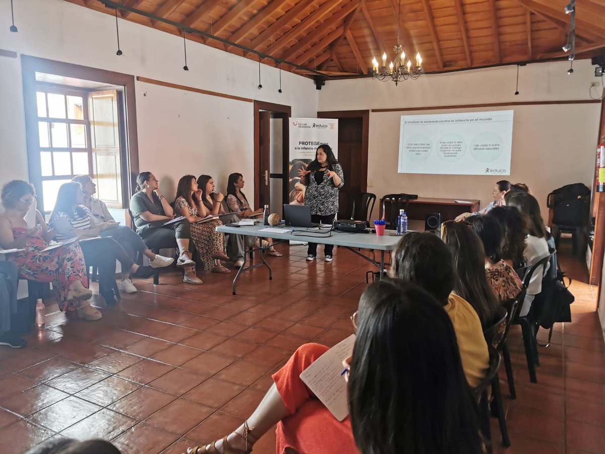 mojodecana's tweet photo. #PROTEGEmos #LaPalma
Segunda formación de rutas y protocolos impartida por la Fundación Educo, sobre la prevención de la violencia y la creación de entornos seguros y de buen trato hacia los y las NNA.
@educo_ong
@tuicarefoundation https://t.co/Wt3GG3jKP1