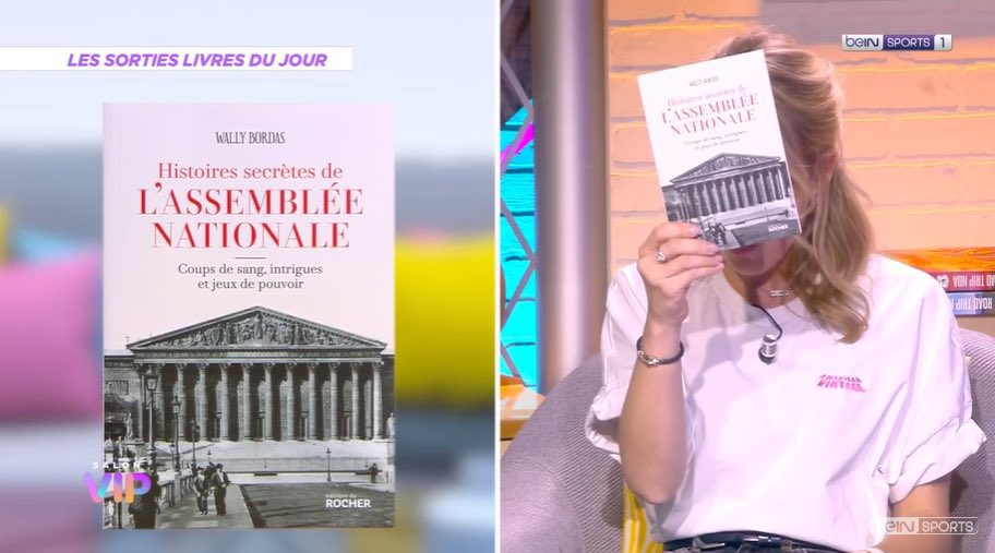 Merci @beinsports_FR et @Claire_Arnoux pour cette présentation des histoires secrètes de l’Assemblée nationale dans #salonVIP hier.