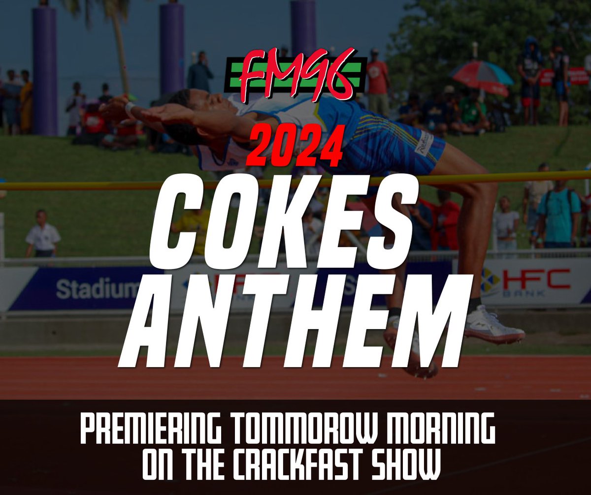 FM96fiji1's tweet photo. Tune in to FM96 Crackfast tomorrow 😁 to hear the FM96 Cokes anthem for 2024 💯 Lesssggoooo
#fm96 https://t.co/Biwpa5KVT2