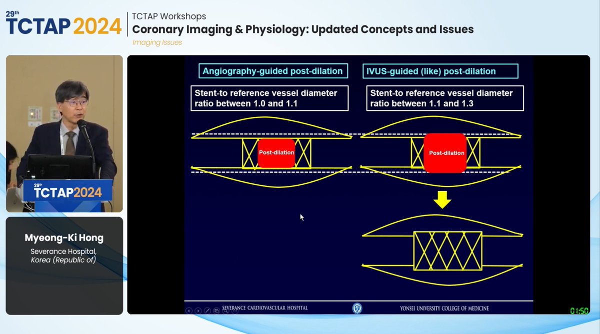 #CoronaryPhysiology #IntravascularImaging #TCTAP2024 Intravascular Imaging 👀 in Complex PCI 🫀 How to Optimize ✅ LIVELY D I S C U S S I O N : is B I G G E R really B E T T E R 🤔❓ #AdventitiaDamage 👋 Myeong-Ki Hong #TCTAP #TCTAPSmiles @summitmd_cvrf