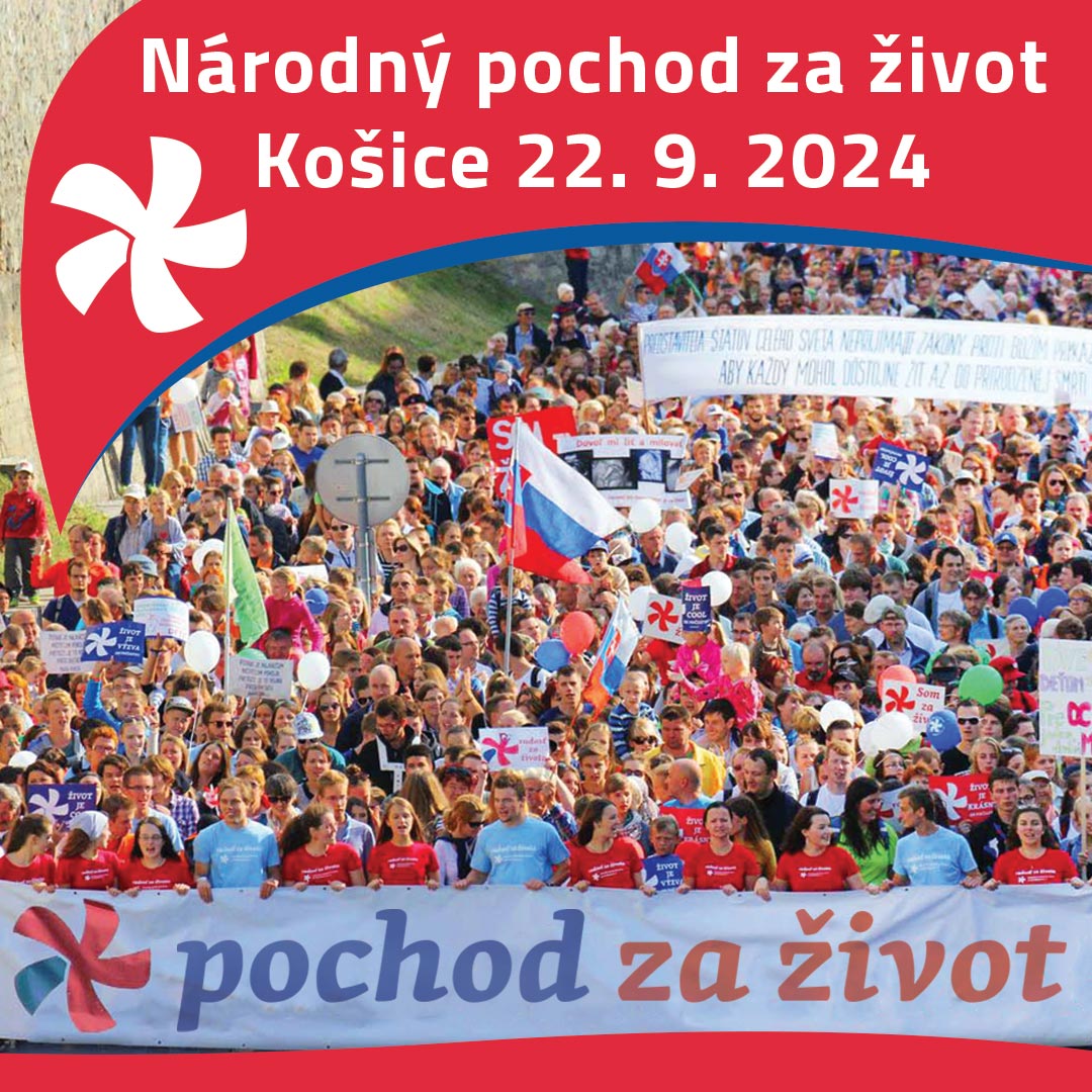 PochodZaZivot's tweet photo. VEĽKÁ NOVINKA: NÁRODNÝ POCHOD ZA ŽIVOT BUDE 22. SEPTEMBRA V KOŠICIACH 😍😍😍

Na Slovensku bude opäť Národný pochod za život. Uskutoční sa 22. septembra 2024 v Košiciach. Hlavným organizátorom sú pro-life organizácie, záštitu nad podujatím prevzala Konferencia biskupov Slovenska. https://t.co/deBfMN7VpK
