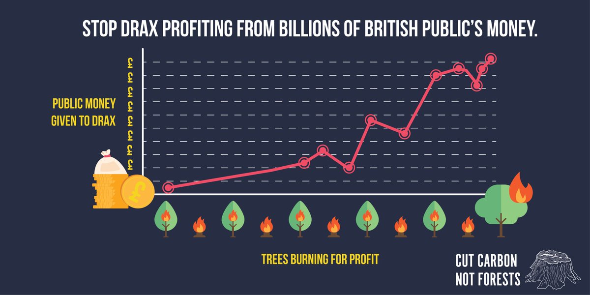 Today’s #DraxAGM just means another year of profiting from the British public’s money and burning the world’s forests. @katherineegland @NAACP @GreenerGloster @CCNFUK #StopDrax #CutCarbonNotForests #BigBadBiomass