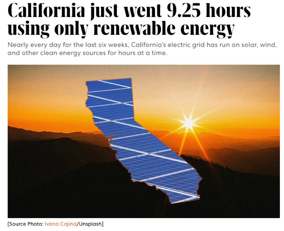 Sjekk tråden⬇️ California er et fantastisk sted, men ikke se til de for lave utslipp, strømpriser eller fornuftig energiplanlegging