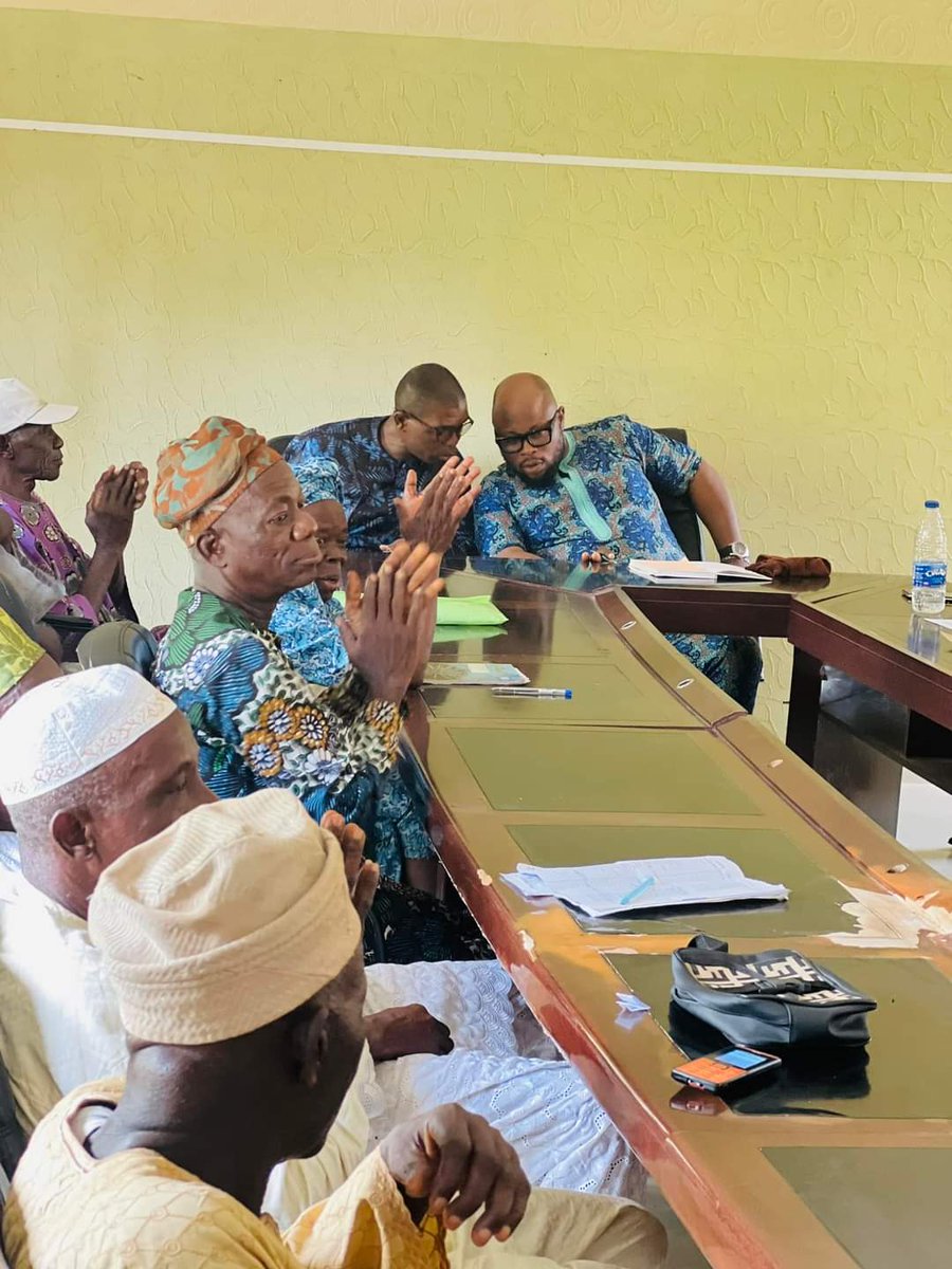 Special Adviser on agriculture to osun state governor met with the Osun Cassava Growers Association yesterday.