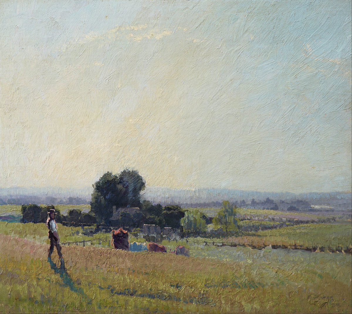 'Cultivate the habit of being grateful for every good thing that comes to you, and give thanks continuously.' ~ Ralph Waldo Emerson Morning Light (1916) 🎨 Elioth Gruner