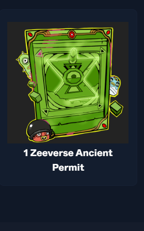 Good morning, folks! Today, Zeeverse has dished out ancient permits. Check out app.treasure.lol and claim your loot. My own haul isn't exactly breaking the bank, but I'm as thrilled as a kid in a candy store. 😂 
@ZeeverseGame @Treasure_DAO