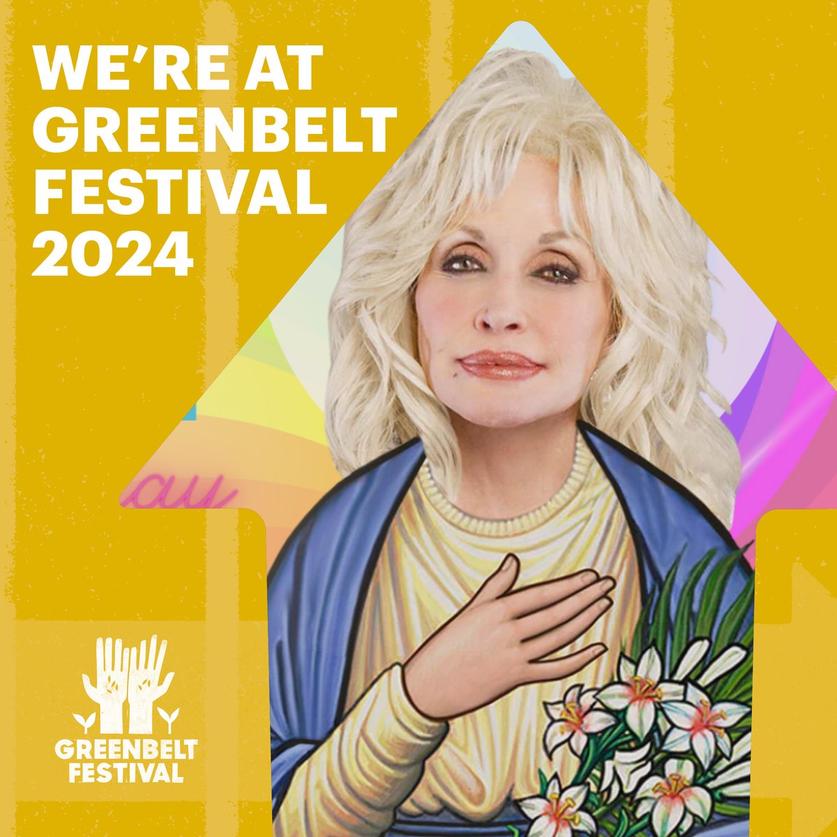 Big News! We're bringing #DollyChurch to Greenbelt Festival this summer ya'll! Full line up announced today ... which includes us!  #gb2 @eeekfreek @FlamyGrant @DollyParton @RevTreyHall @greenbelt @SouthsideDist @MethodistGB @HopeAnchorMedia