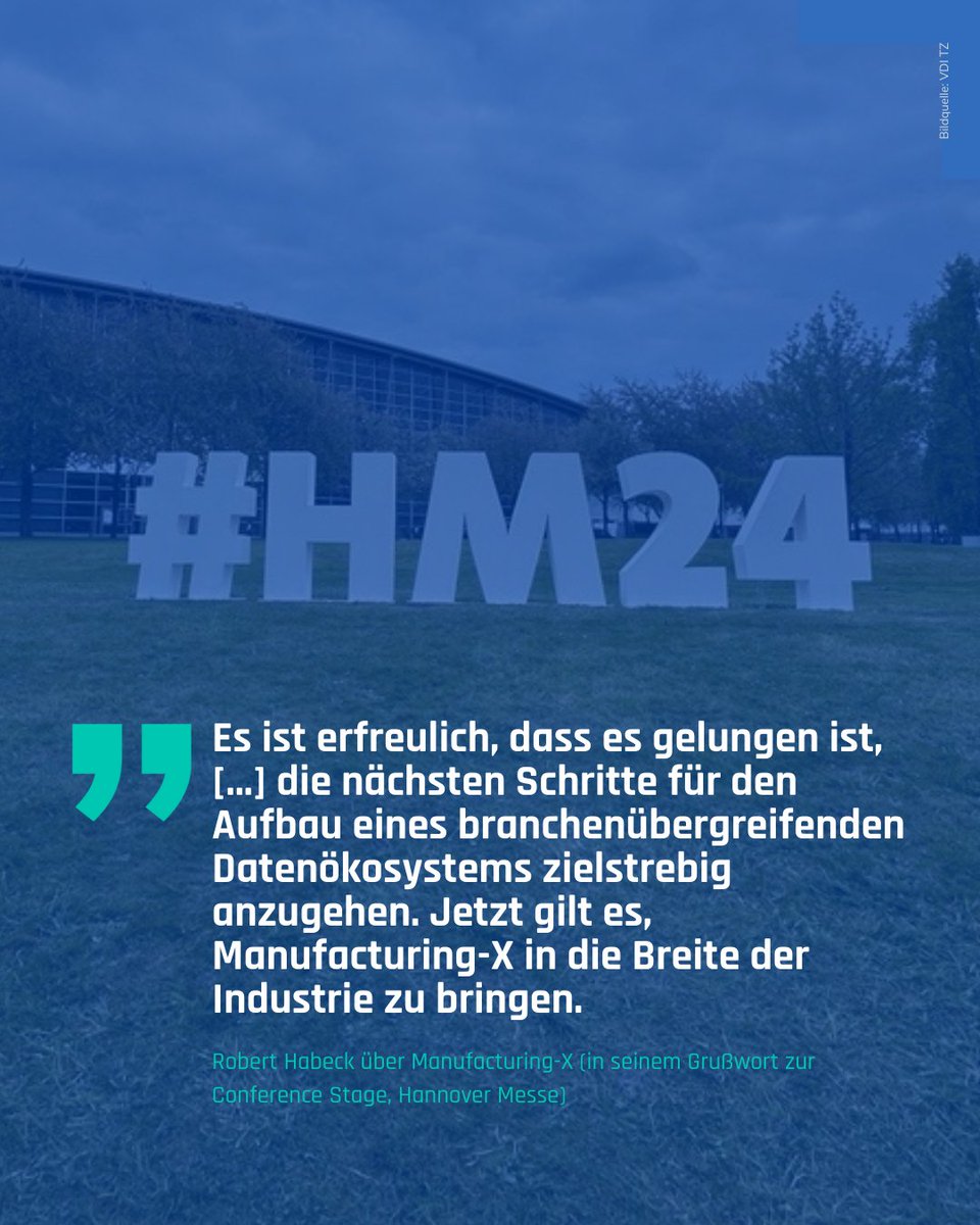 #ManufacturingX ist ein zentrales Thema auf der @hannover_messe. Sie möchten erfahren, was es damit auf sich hat und in die Praxis eintauchen? Dann schauen Sie noch bis morgen in Halle 8, D26 vorbei oder lesen unseren LinkedIn-Beitrag: linkedin.com/feed/update/ur… #HM24 @BMWK