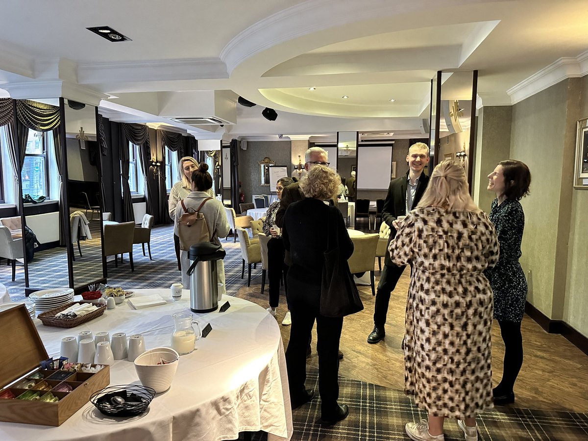jamesjeynes's tweet photo. Good morning! The @emplawyers social breakfast in Newcastle is under way. The hot breakfast sandwiches on a chilly northern morning are going down a treat. Thank you to everyone who came along to meet other ELA members. #employmentlawyers #employmentlaw https://t.co/59La92KrOM