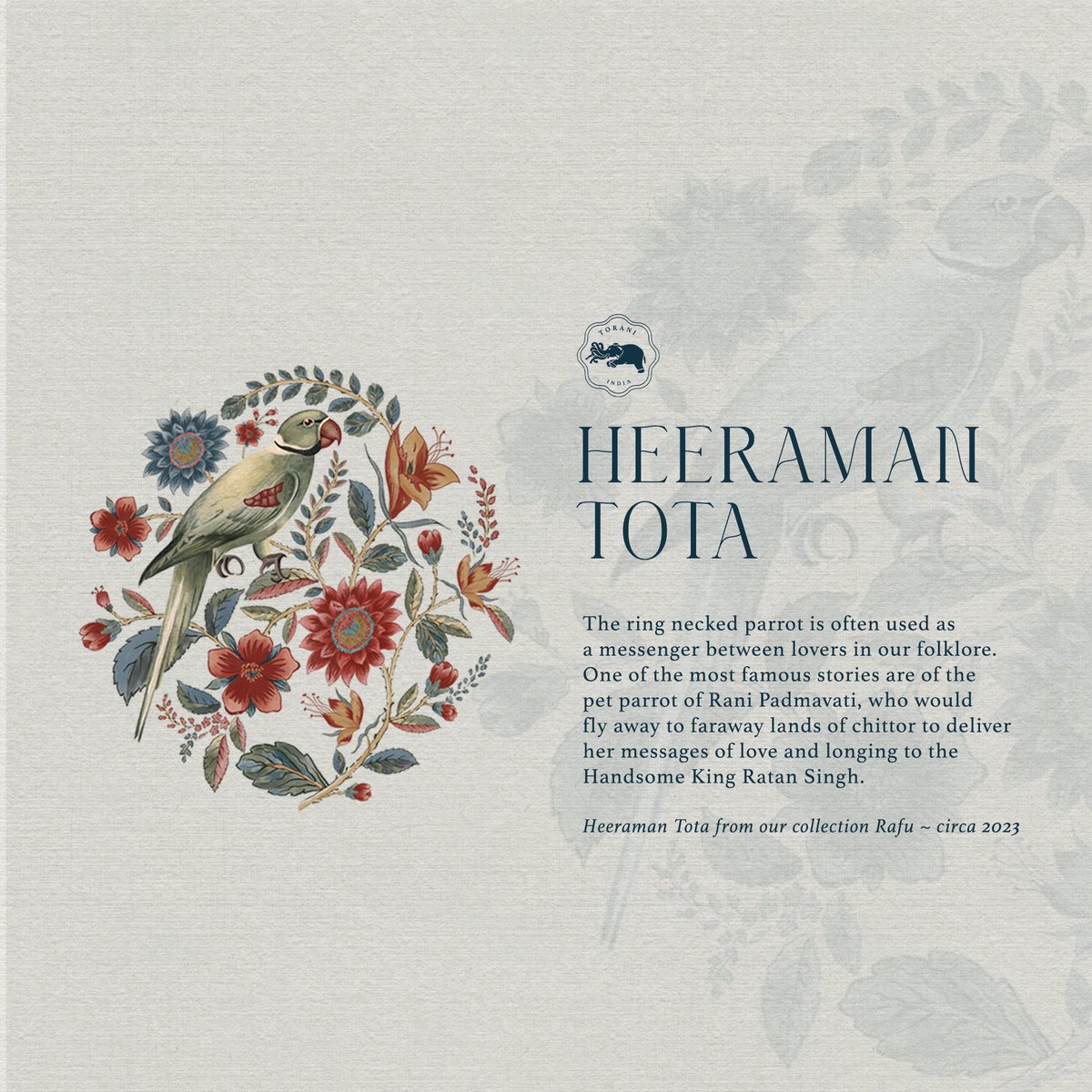 toraniofficial's tweet photo. #TracingTorani
Inspired from Indian mythology, #ToraniIndia focuses on detailing and nuances when it comes to #fashiondesign and storytelling. From Indian wildlife to motifs inspired from #Folklore , learn more about our #design process on:

https://t.co/evGlKQB57b https://t.co/RF19iOXkeM