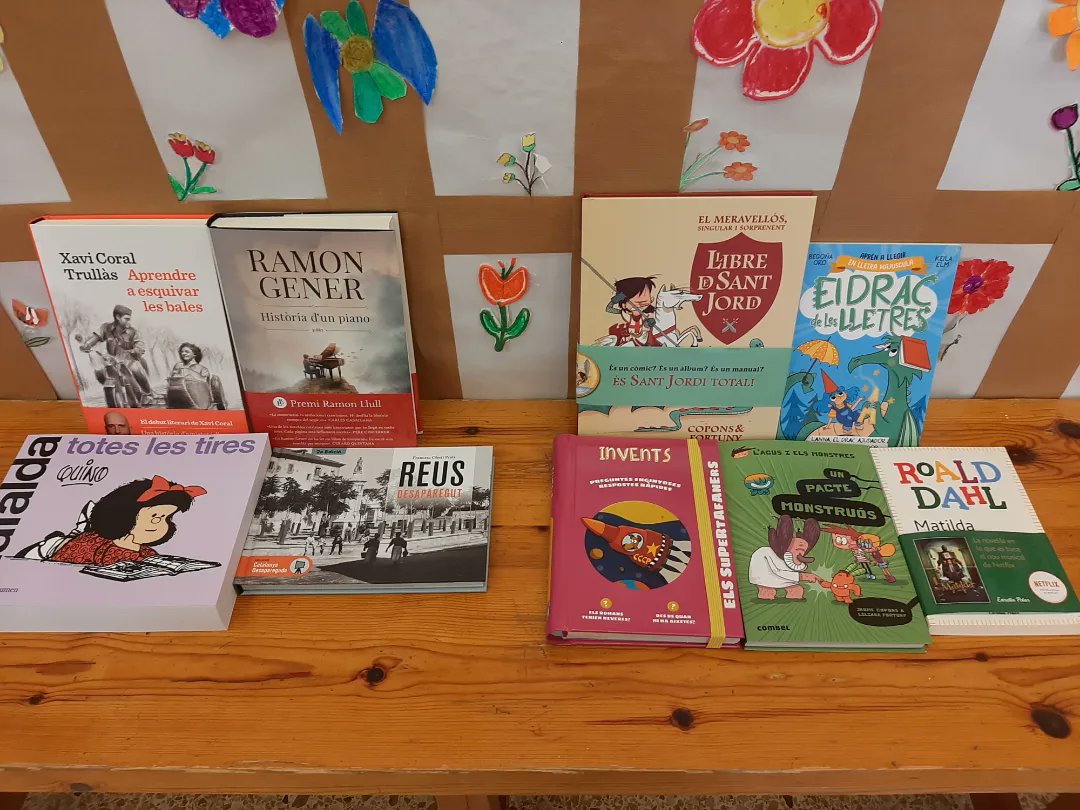 📢 El núm. del sorteig de llibres de 6è ha estat el 799!

🥳 Enhorabona Yasmina, la nostra cuinera! T'emportes aquest magnífic lot de llibres! I gràcies a tothom que ha comprat butlletes i col-labora amb el viatge de fi de curs de 6è Xaloc.

#escolamontsantreus #santjordi24