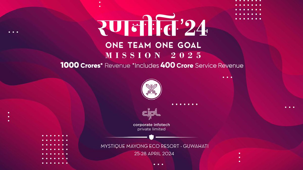 #रणनीति #2024 #24 #2k24 #2025 #25 #mission #OneTeamOneMission #cipl #corporate #Infotech