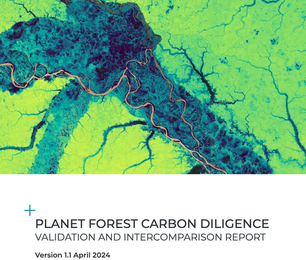 📢 We're excited to release our Diligence Validation and Intercomparison report from the Forest Carbon Planetary Variable, comparing 8 datasets, including NASA/ESA (CCI Biomass), national forest inventories, field plots, and airborne LiDAR. 🌳 #ForestCarbon #science #EOchat