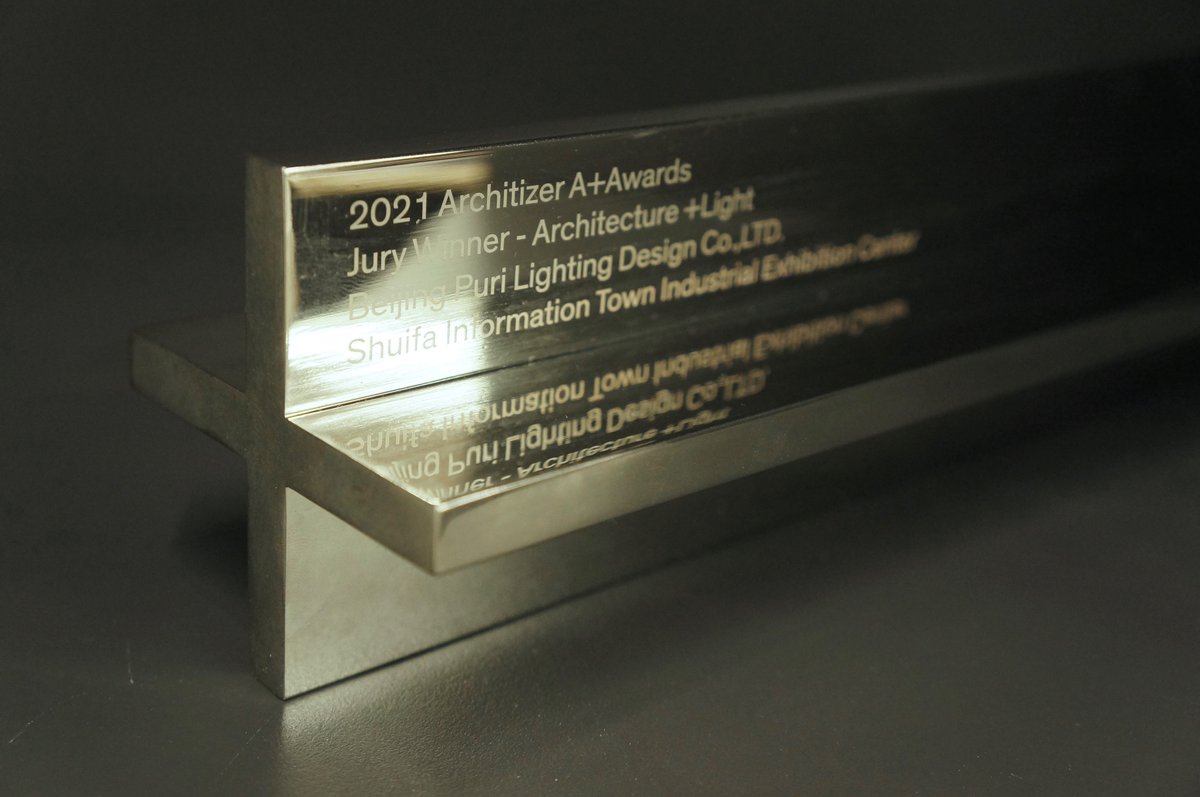PuriLighting's tweet photo. Big night for Purilighting at the 2021 Architizer A+ Awards with TWO accolades under our belt! The Jury Prize for our Shuifa Information Town Exhibition Center is a testament to our commitment to excellence. We're rewriting history with every award! https://t.co/JsQZWGJscC