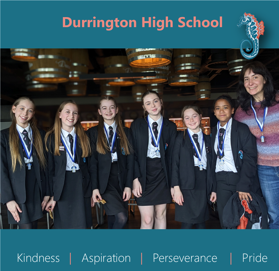 DurringtonHigh's tweet image. Girls in Tech

The Durrington Deciphers team with their winning medals at yesterday&apos;s Amex trip. Well done to you all!

#DHSComputing #GirlsInTech