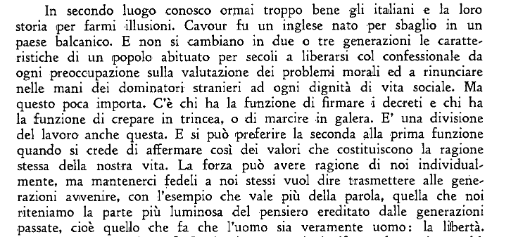 Lettera dal carcere di Ernesto Rossi. Viva l'antifascismo, sopratutto quello ben prima del 25 aprile.