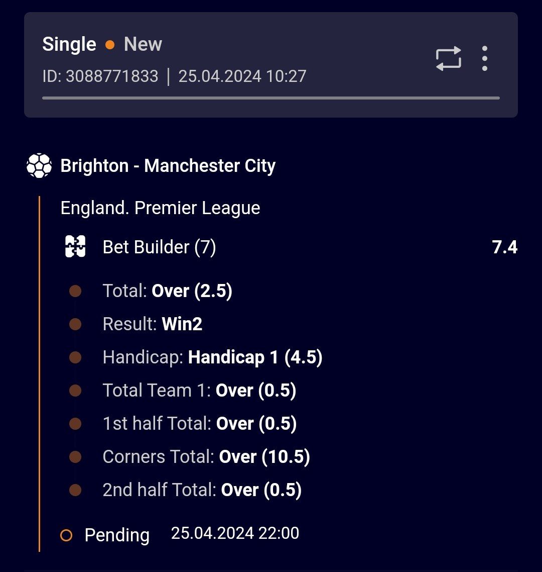 💥Brighton vs Manchester City Bet builder 7+ odds✅ Simple selections Follow mine or create yours pale # BETAFRIQ REGISTER 👉👉cutt.ly/Zw7Xc43E 🤲🤲