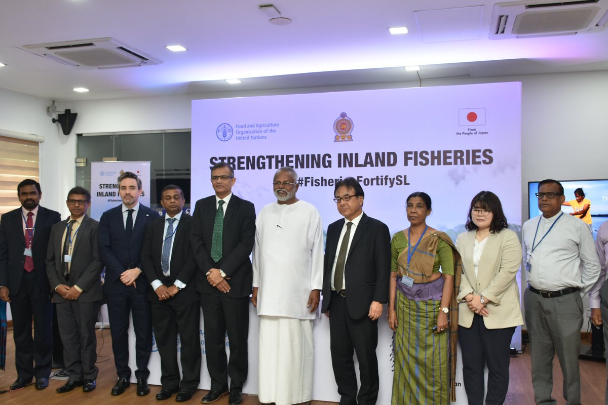 🎣 Japan and Sri Lanka join hands with @FAOSriLanka to launch 'Development of Self-sustained Culture-based Inland Fisheries' 🌊🐟. This collaborative project aims to boost food security and rural livelihoods, highlighting our commitment to sustainable growth. #FisheriesFortifySL