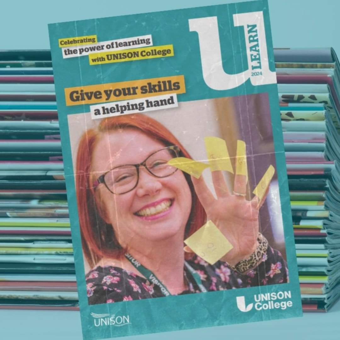 learning.unison.org.uk/ulearn/ The latest U learn magazine is now available to read! ULearn is UNISON College’s annual learning magazine – celebrating learning and training from across the nations, regions, service groups, self-organised groups and national team. 1/2