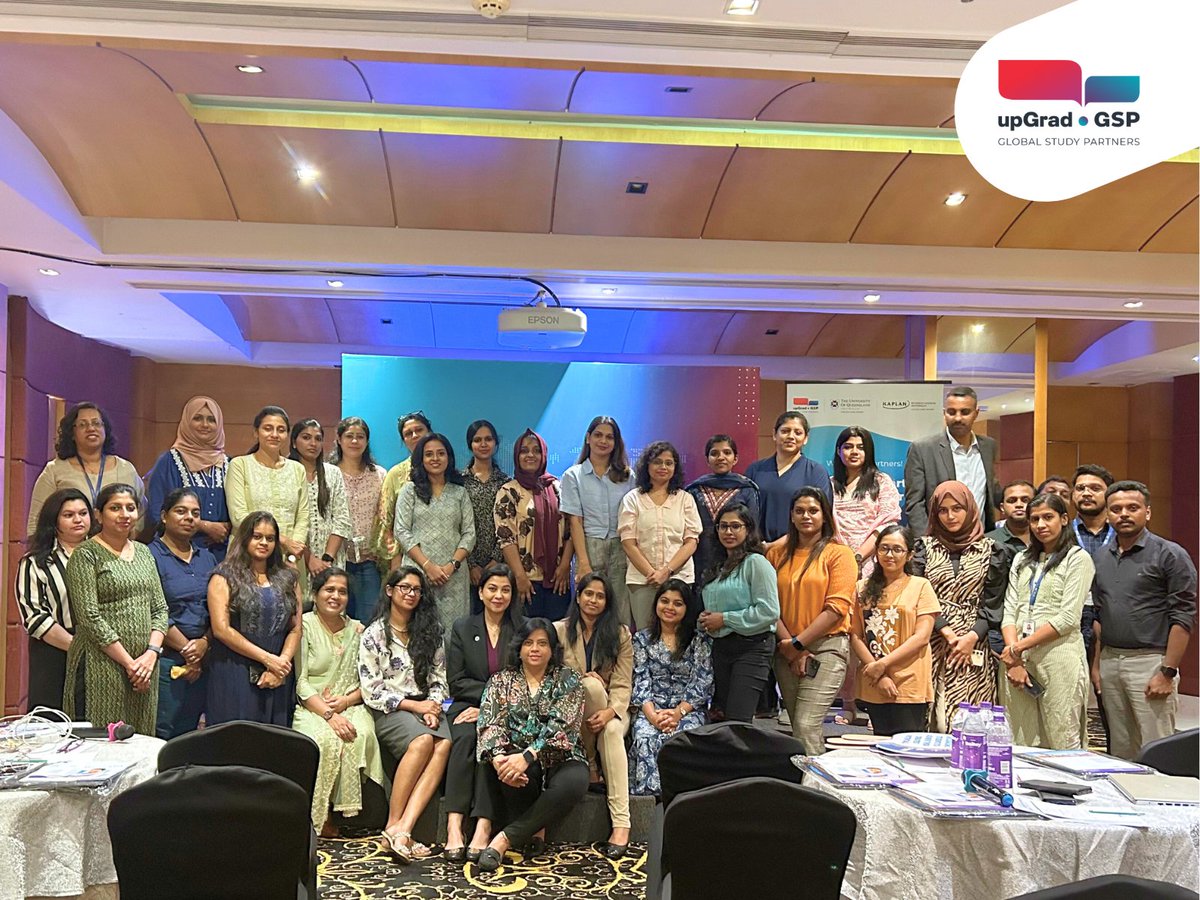 On 23 April, upGrad GSP organised a partner networking forum in Kochi to connect Kaplan Business School and The University of Queensland with our recruitment partners. 🤝

#studyabroad #StudyinAustralia #internationalstudents #internationaleducation #intlEd #KaplanBusinessSchool