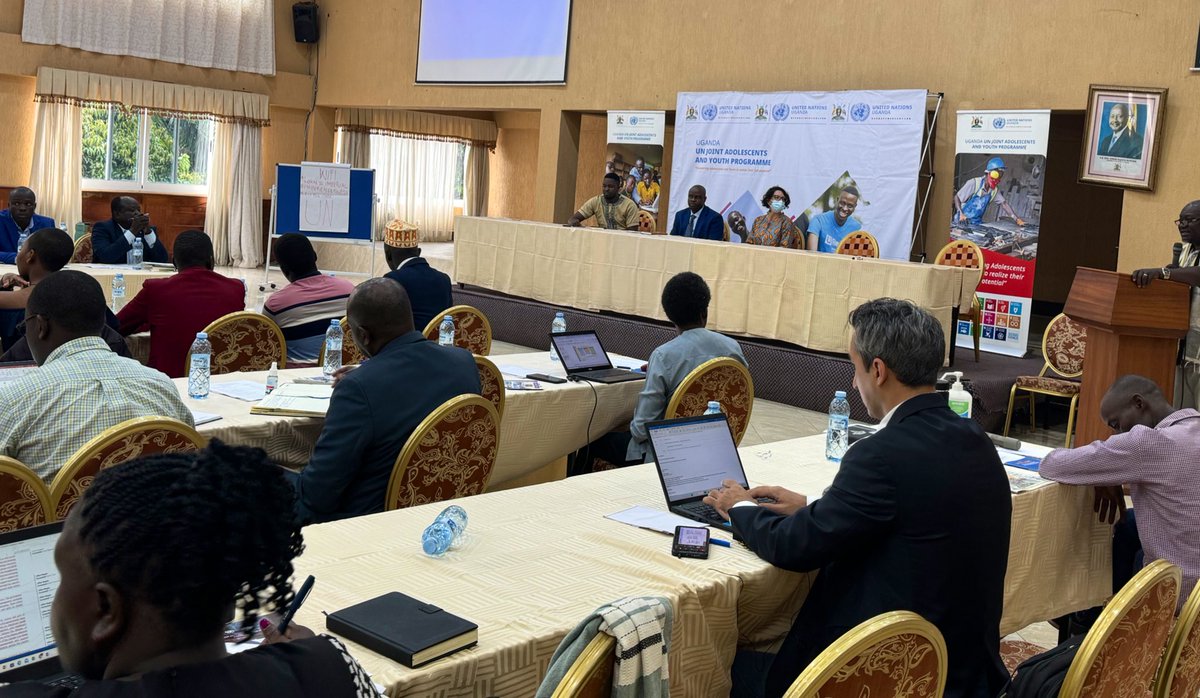 Happening Now: National Orientation of the Uganda-UN Joint Adoloscents & Youth Programme. The objective of the programme is to enable Adolescents and Youth (10 to 30yrs) realize their full potential, simultaneosly driving progress in key strategic priorities for 🇺🇬 & #SDGs