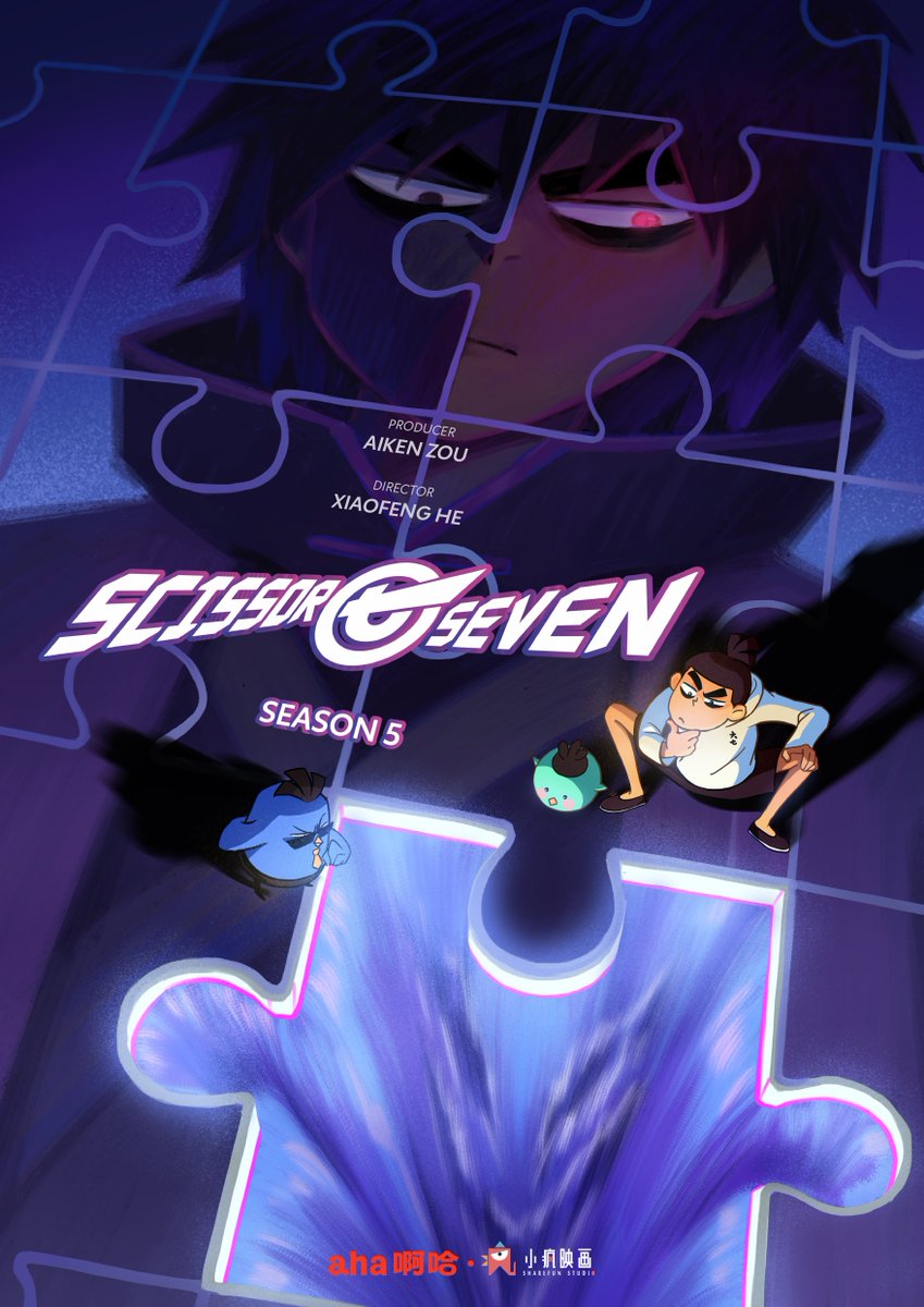 Get ready to celebrate our 6th Anniversary with an exciting announcement!

Season 5 Sneak Peek ⚠️
Seven is back with his special missions. Have you discovered any clues yet? 🤔️🤔️

#ScissorSeven #6thAnniversary #SneakPeek  #Poster