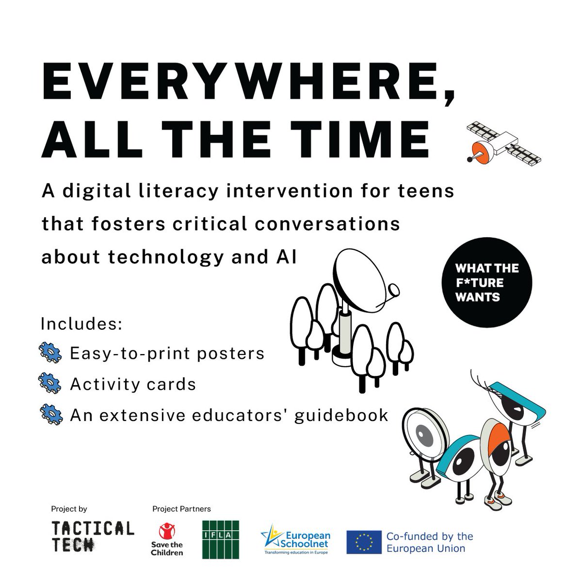 🔊Calling all educators and anyone working with youth! Discover the playful #DigitalLiteracy intervention 'Everywhere, All the Time' and start promoting conversations among teens about tech, AI, and their impacts. 🤖Want to access the resources? theglassroom.org/youth/everywhe…