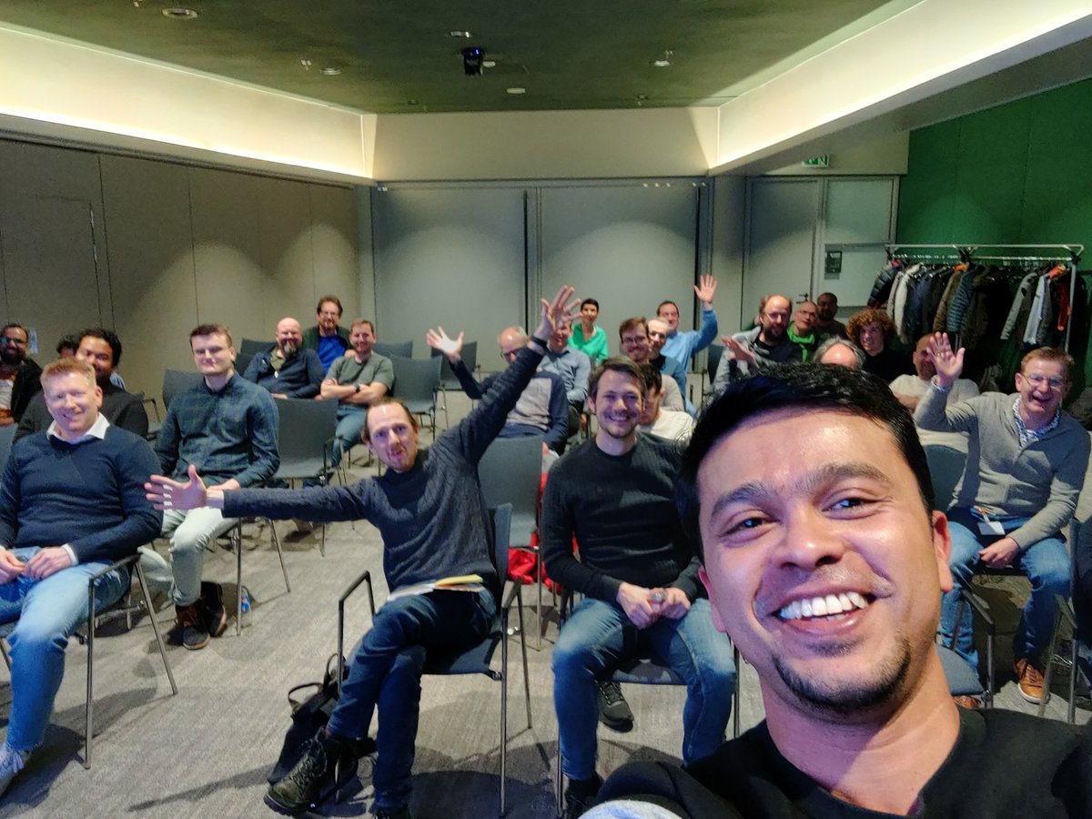iamsoham's tweet photo. Yesterday was a fantastic evening at #ArnhemJUG where I had the pleasure to share the stage with @aahoogendoorn
Talked about #RAG and different impl. patterns with #LLM and #KnowlegeMining. 💥
Thanks #Pepijn & #Femke for the invite and #OHRA for hosting the meetup 🙏 https://t.co/oeWMlTSD6V