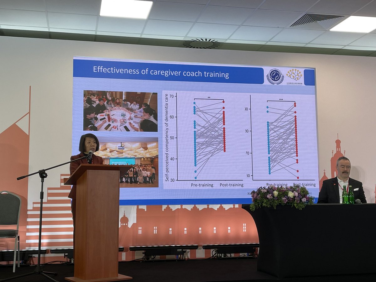 Bringing #dementia awareness to primary care practitioners! The last frontier and oh so difficult! Huali Wang explain how China has done it following the launch of their national dementia plan at todays’ first plenary on awareness at #ADI2024 chaired by @future_chris