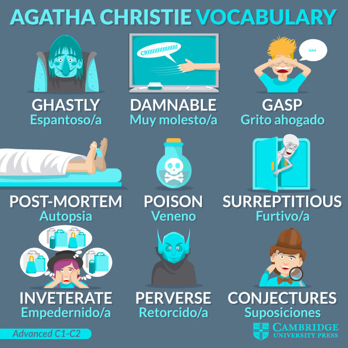 Uleidiomas's tweet photo. Buenos días, comenzamos este #FelizJueves repasando vocabulario en #inglés🇬🇧 relacionado con el misterio con esta genial ilustración de @cambridgespain #LearnEnglish
#Uleidiomas #idiomas #englisclasses #speakenglish #englishlesson #studyenglish #formación #LeónEsp🦁 https://t.co/MvOJis7i2m