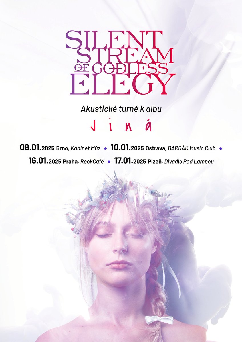 theSSOGE's tweet photo. As you probably know, the coming gigs to support our acoustic album were cancelled due to health issues, but here are new dates!

09.01.2025 Brno, Kabinet Múz
10.01.2025 Ostrava, Barrák
16.01.2025 Praha, RockCafé
17.01.2025 Plzeň, Divadlo Pod Lampou https://t.co/uGMO4H0GCY