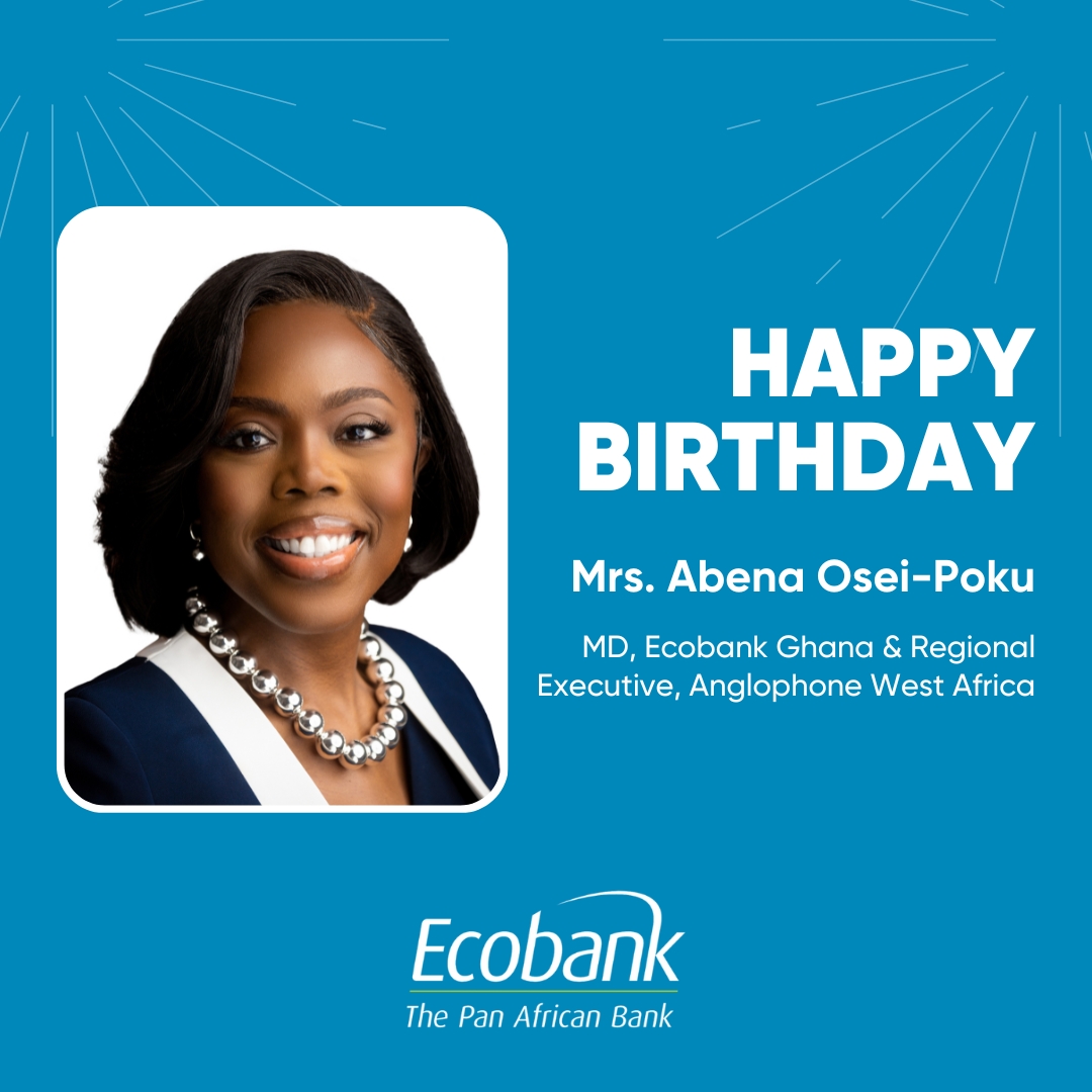 From all of us at Ecobank, we wish you, @abenaop, a happy birthday! Here's to another year of great success. #ABetterWay
