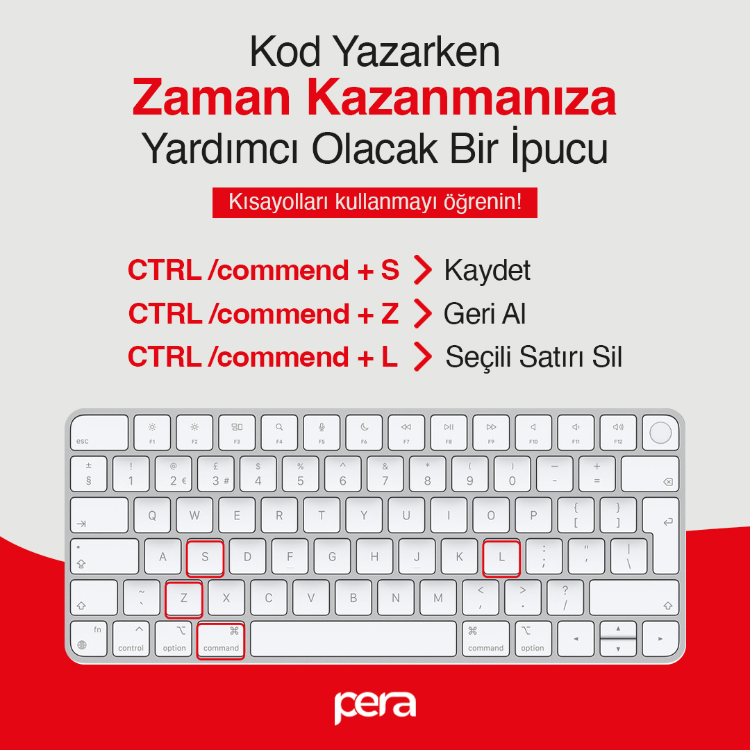 Kod yazarken sizlere yardımcı olacak birkaç ipucu 💻

#perasoft #eticaret #dijitaldönüşüm #yazılımşirketi