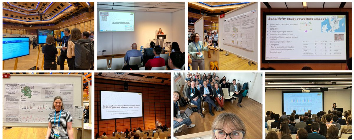 Greetings from our colleagues at EGU last week! Inspiring days is Vienna sharing and taking part of exciting research 🌐 #EGU24 #SMHI