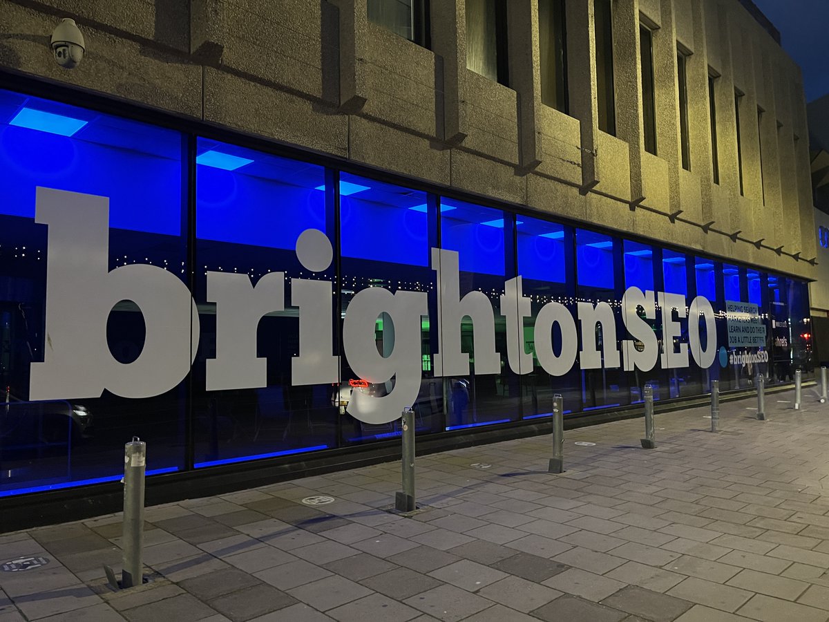 BoniSatani's tweet photo. It's Day ZERO at #BrightonSEO!

Super excited to be attending in person for the second time. 

Looking forward to chatting with agencies and SEO Consultants who are looking to partner with a trusted SEO and link-building expert. 

#BrightonSEO #SEOevent https://t.co/ASAuCCNLak
