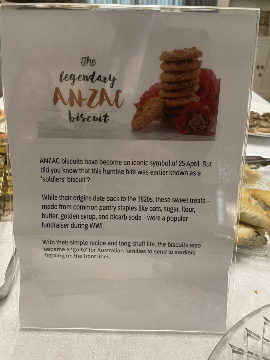 An extra treat from @AusHCCyprus to mark #AnzacDay! I didn’t partake in the gunfire tea - it’s going to be a long day, and I suspect the ‘courage’ the tea provides will be short lived! But the Anzac biscuits were very good