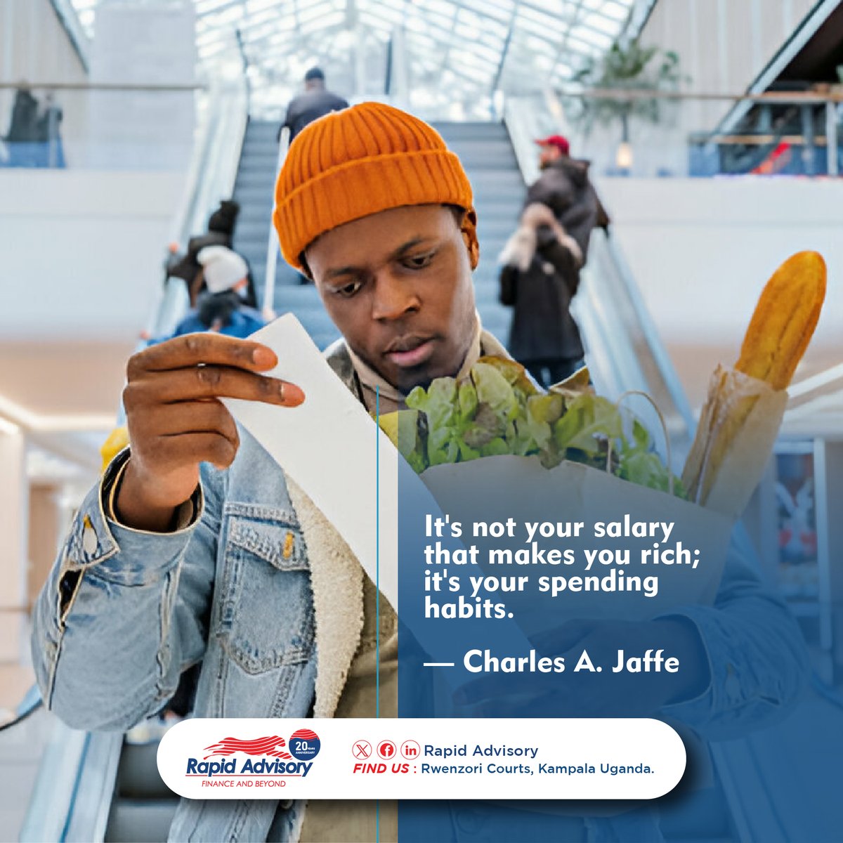Financial discipline starts with mindful spending. Let's prioritize our spending habits and take control of our financial future! #FinancialDiscipline #MondayMotivation
