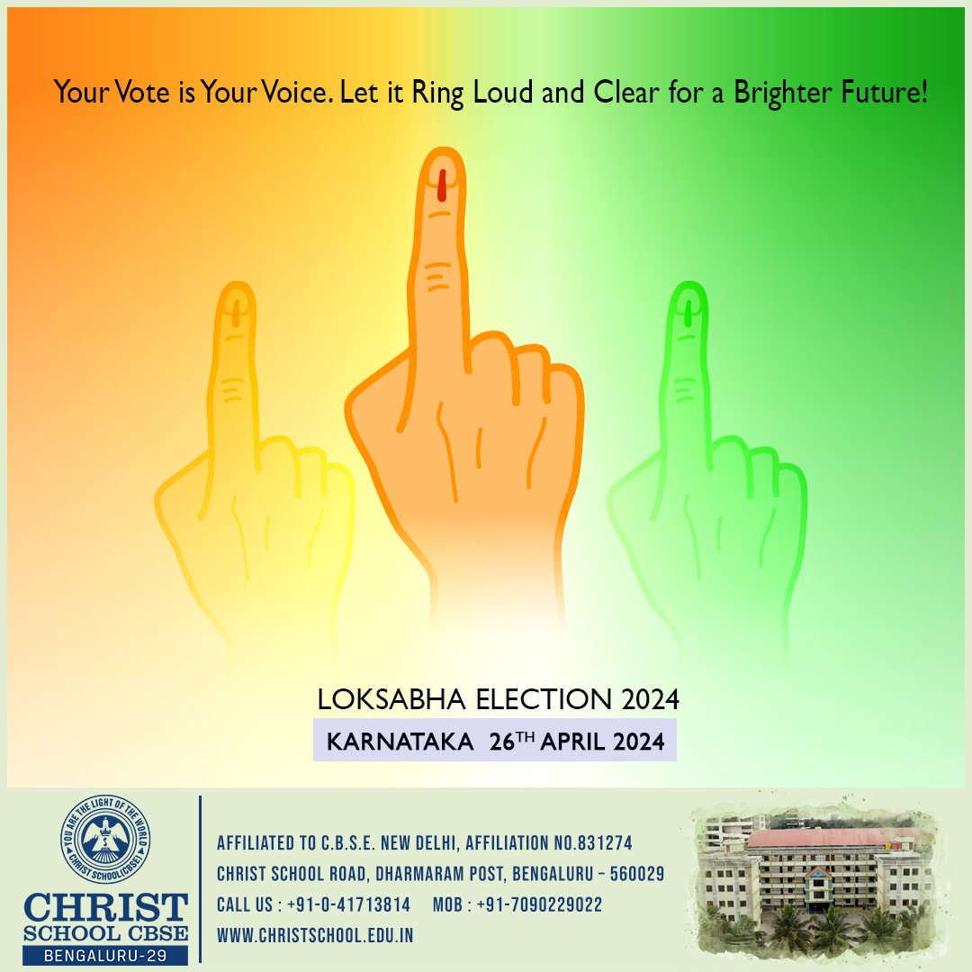 Your vote is the spark that ignites change. Use it wisely! 🌟 
#VoteForChange #EmpowerTheFuture #YourVoiceMatters #BeTheChange #MakeADifference #UseYourVote #DemocracyInAction #KarnatakaVotes #Election2024 #VoiceOfThePeople #ParticipateInDemocracy #india