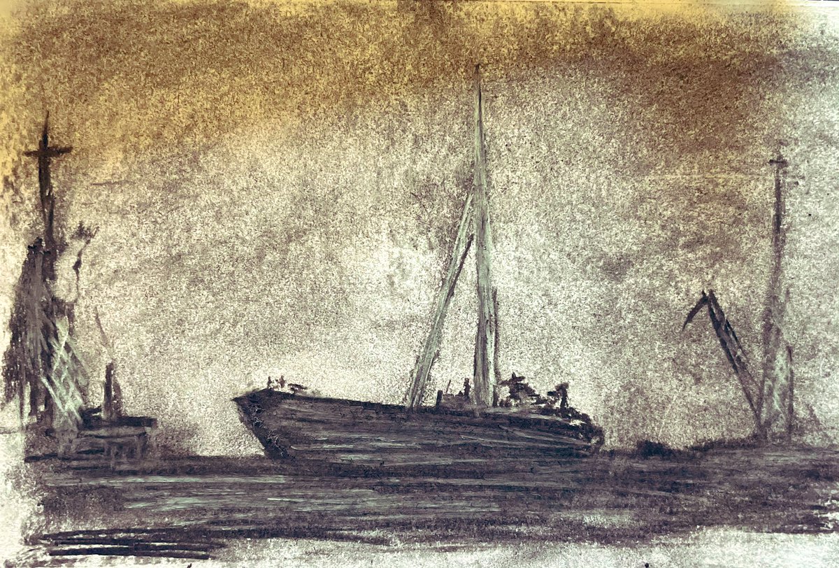 The Trawler ~ #sketchart #sketchbook