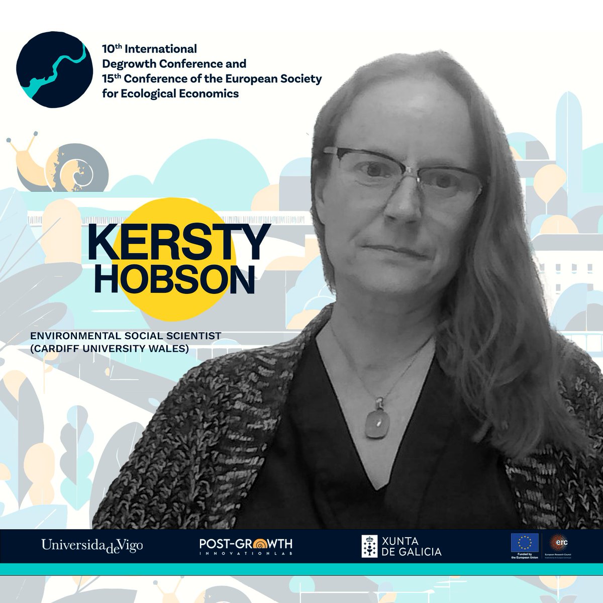 📢@KerstyHobson is an environmental social scientist based in the School of Geography and Planning, @cardiffuni 📍She will be in Pontevedra in June. esee-degrowth2024.uvigo.gal/en/team/kersty…