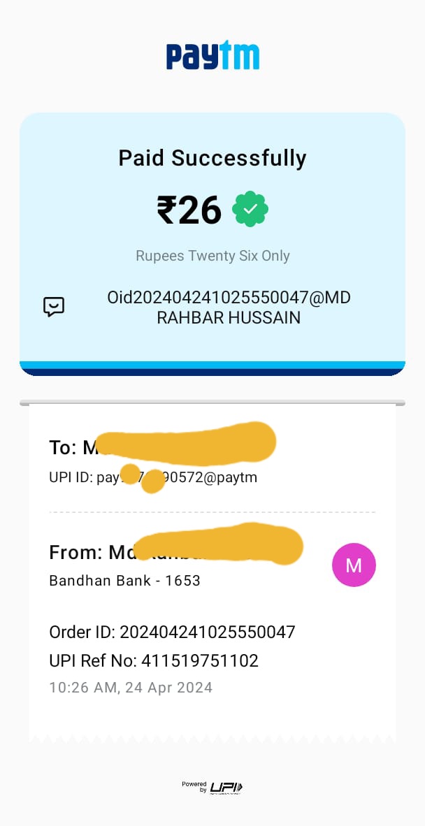 Rahbardmk's tweet photo. @Paytmcare @Paytm https://t.co/7SfagDpJBf