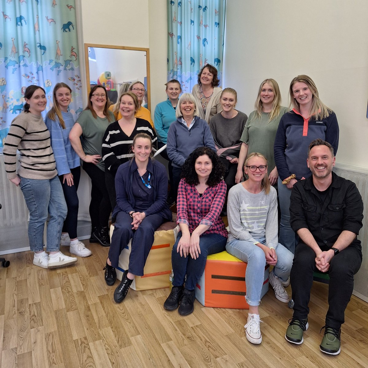 Huge thanks to <a href="/DrPChristmas/">Dr Pauline Christmas</a> for facilitating our learning.

Bringing Occupational Therapy and Physiotherapy together working on Evidence-Based Application for the Treatment of Cerebral Palsy. 💚💙

#OT #Physio #cp #cerebralpalsy
<a href="/WeAreLSCFT/">Lancashire & South Cumbria NHS Foundation Trust</a>