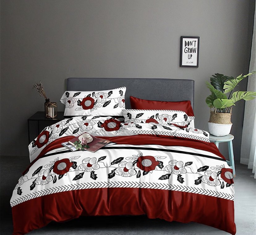 Good morning ❤️🤩 We’re open for business today Beautify your room with these quality Cotton duvet and bedsheet with good designs 💯 cotton no fading, no shredding cool with your skin😊 @pbtips_ @Ishow_leck @chrisiyke15 @MrKola_Sam @heislylayz @odesanmijamal_ @kaybagz_