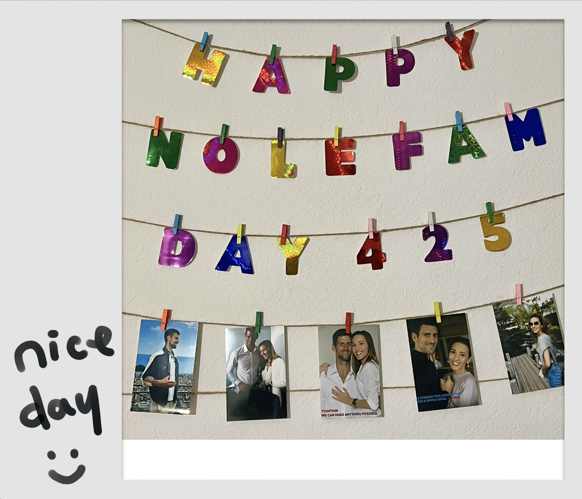 Dorothy_Nolena's tweet image. Happy #NoleFamDay 🙌
Proud of Nole❤️ @DjokerNole 
Proud to be #Nolefam 🫶
Let's celebrate!!!🥳
@jelenadjokovic 
@NovakFanClub 
@NDjokofan