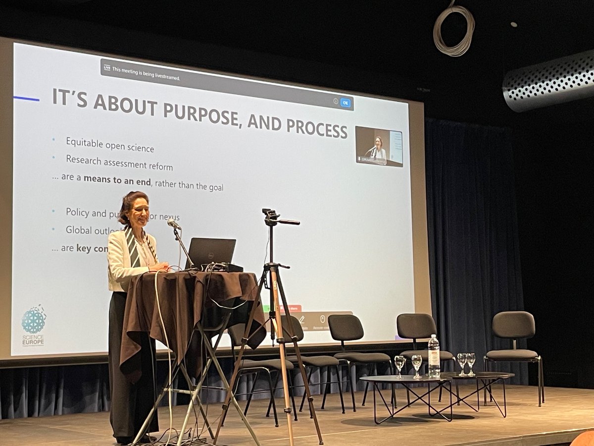 OPERASEU's tweet photo. First keynote at #OPERAS2024 given by @LidiaBorrellDam from @ScienceEurope who speaks about reforms for #researchassesment and #opensciene paving the way towards #equity.
Follow the event: https://t.co/ZTBV7UonrC https://t.co/6F7YIa4foc