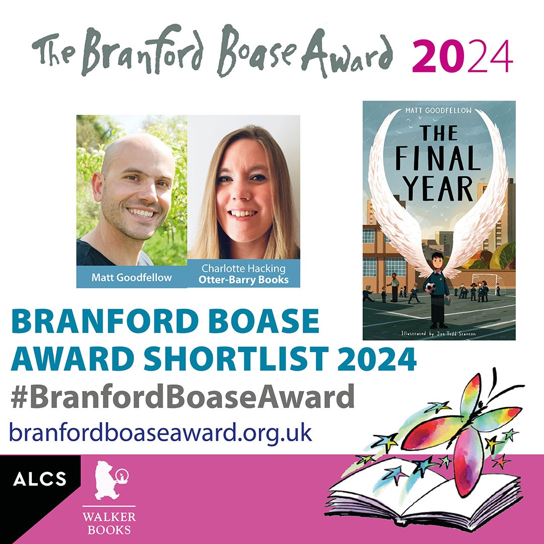 Delighted to see The Final Year on the shortlist for the #BranfodBoaseAward! Massive congratulations @EarlyTrain and @charliehacking! @OtterBarryBooks @bouncemarketing