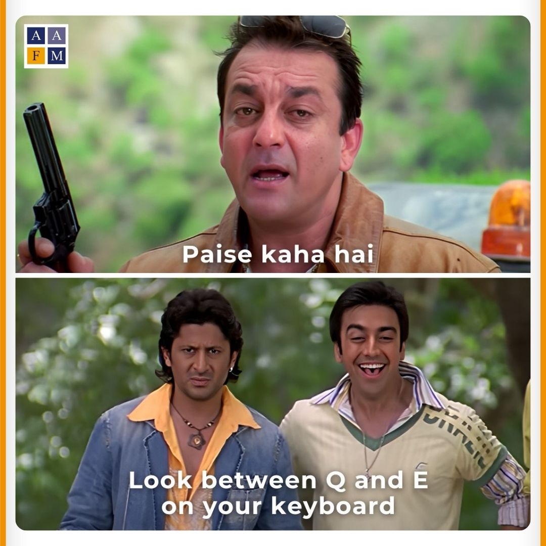 AafmIndia's tweet photo. Guess the word & comment down your answer.
Hint- It is India’s best financial course & a key to your finance career growth!
#meme #trendingmeme #instagram #explore #explorepage #lookbetween #finance #wealthmanagement #cwmsahihai #aafm #aafmindia https://t.co/jopYv2bAfH